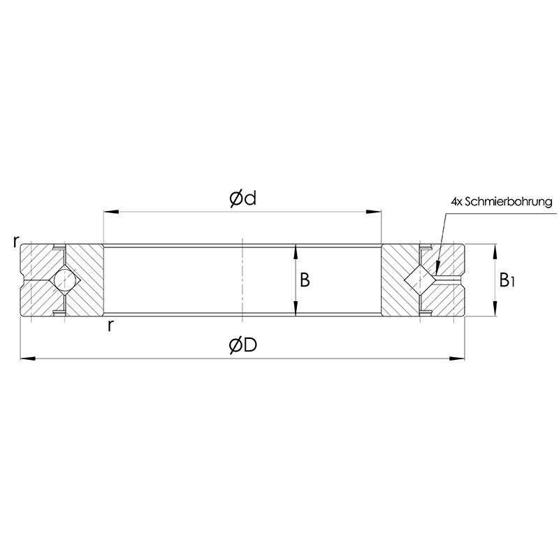 Ruota Libera A Rulli - GL TR Series - C.T.S. - Con Cuscinetto Interno