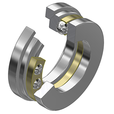 Axial deep groove ball bearing