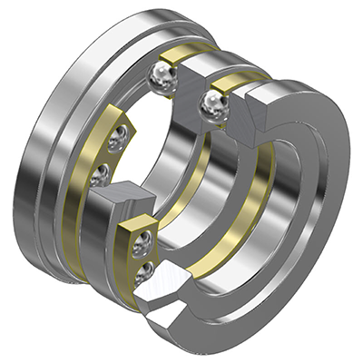 Axial deep groove ball bearing