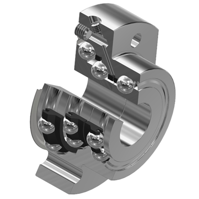 Axial angular contact ball bearing - DKLFA2080-2RS