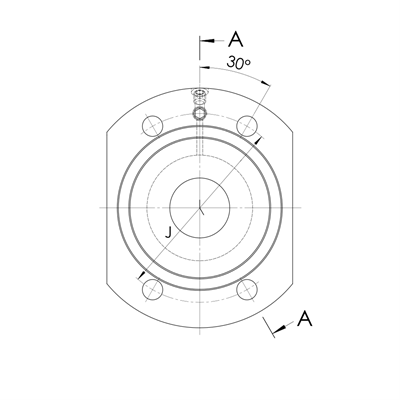 Axial angular contact ball bearing - DKLFA2080-2RS