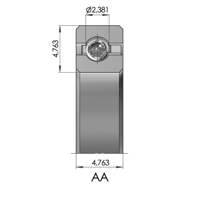 Thin section bearing - CSCAA