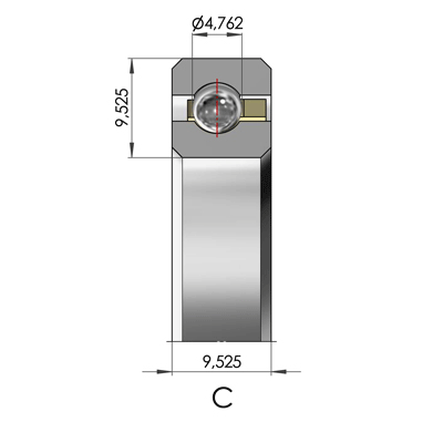 Dünnring-Rillenkugellager - CSCC
