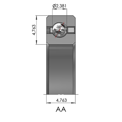 Thin section bearing - CSEAA