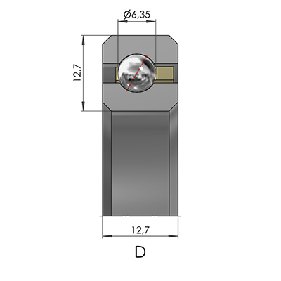 Thin section bearing - CSED
