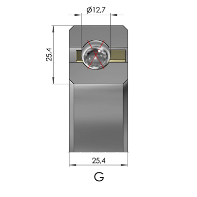 Thin section bearing serie CSXG