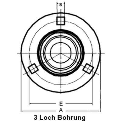 Stahlblech-Flanschlager BF12
