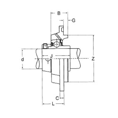 Flanschlager FWSN45A