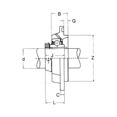 Flanschlager FWSN50K