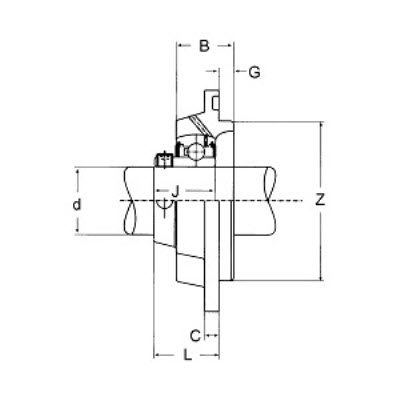 Flanschlager FWSN45S