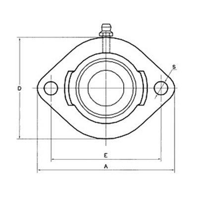 Flanschlager OWFK40S