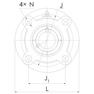 Flanschlager UCFC 200