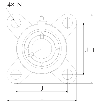 Flanschlager UCFS 300