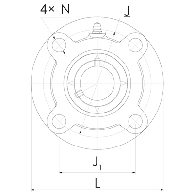 Flanschlager UKFC 200