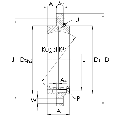 Flanschlagergehäuse FG