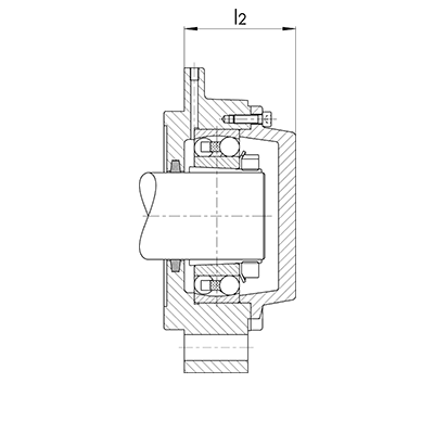 Trommelinnenlagerghäuse TIL..K-A