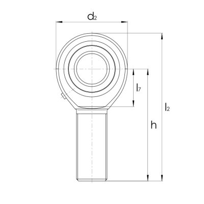 Radial-Gelenkkopf GAKR..PB