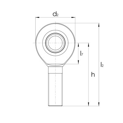 Radial-Gelenkkopf GAR..UK