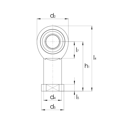 Radial-Gelenkkopf GIKR..PW
