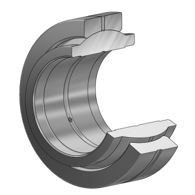 Radial spherical plain bearing GE..LO, wartungspflichtig
