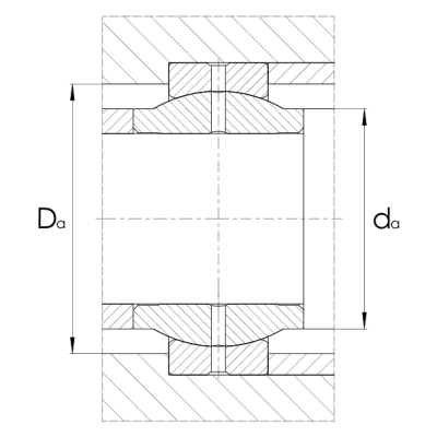Radial spherical plain bearings GE..LO