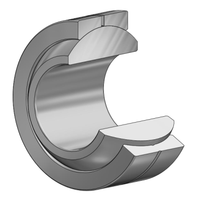 Radial spherical plain bearing GE..PB, wartungspflichtig