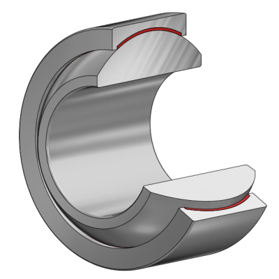 Radial spherical plain bearing GE..PW, wartungsfrei