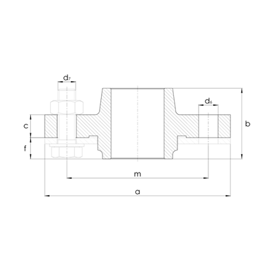 Gleitlagergehäuse DIN502-B ohne Buchse