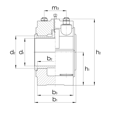 Gleitlagergehäuse DIN506 mit Buchse