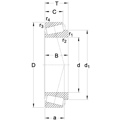 Tapered roller bearing 303
