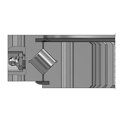 Crossed roller bearing XI