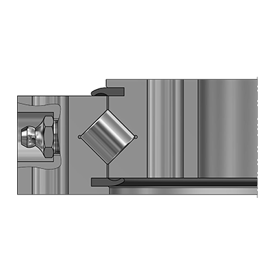 Crossed roller bearing XU