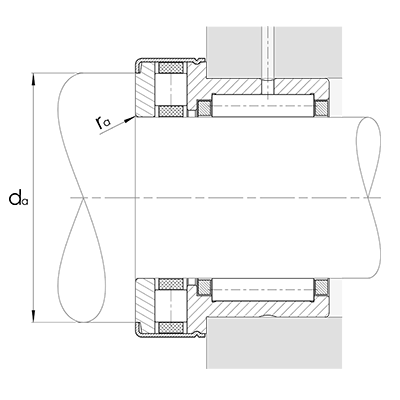 NKXR..-Z, axial one-side acting