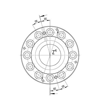 Nadel-Axial-Zylinderrollenlager ZARF
