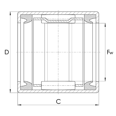 Nadelhülse SCE..-PP