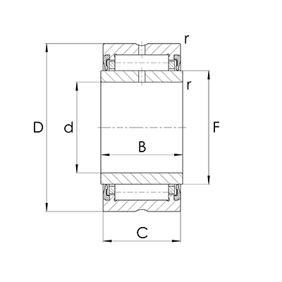 Nadellager RNA49-2RSR