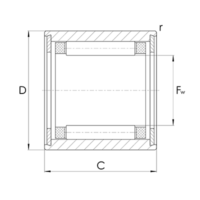 Nadellager NK FW <= 10,00 mm