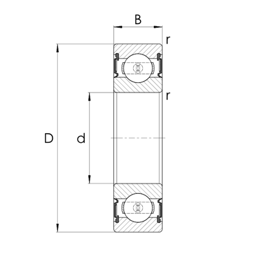 Rillenkugellager 622
