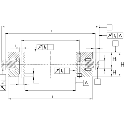 Rotary table bearing YRT