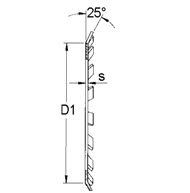 Sicherungsblech DIN 5406