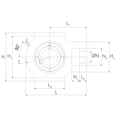 Spannlagereinheit UCT 200