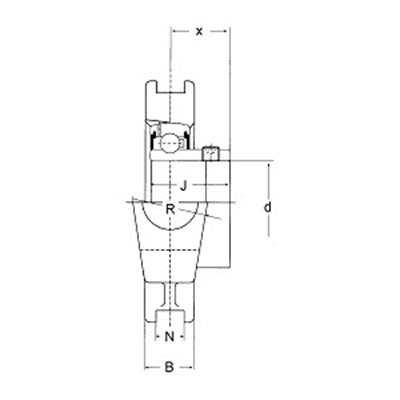 Tension bearing SKL45