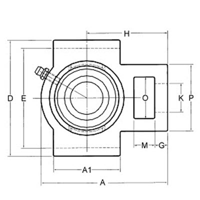Spannkopflager WS200
