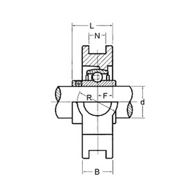 Spannkopflager WS200