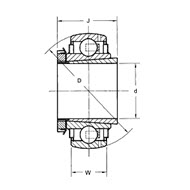 Insert bearing UK 200