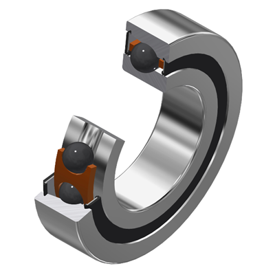 Hybrid spindle bearing HCB719-2RSD