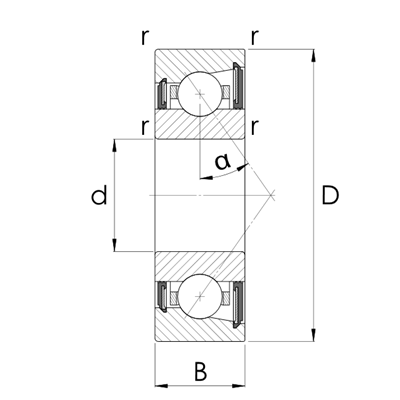 Spindle bearing HSS719