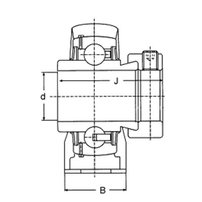 Pillow block housing SWG35A