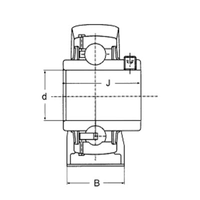 Alojamiento de chumacera SWG45U