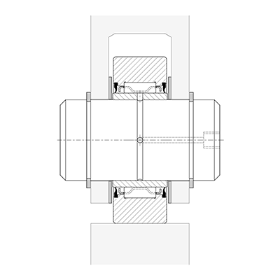 NA22..X-2RS Mantelfläche: zylindrisch